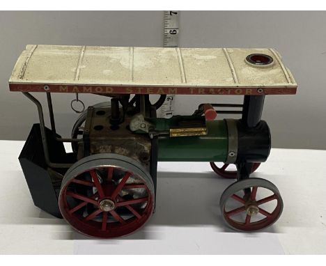 A Mamod steam tractor model. Untested. 