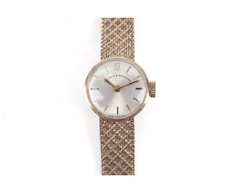 An Ollivant & Botsford 9ct yellow gold manual wind cocktail wristwatch, on gold bracelet strap, 22.2g gross.Note: This was pr