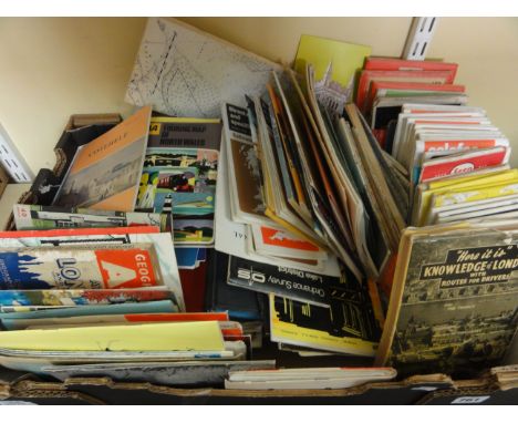 A quantity of maps including ordnance survey, various editions, historical map guides, etc