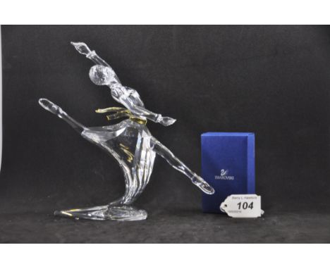 SWAROVSKI CRYSTAL ANNUAL EDITION 2004 ANNA (627396), THIRD PIECE IN THE 'MAGIC OF THE DANCE' TRILOGY, SIGNED BY DESIGNER, BOX