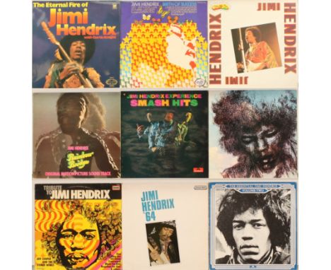 A collection of Jimi Hendrix and Related LPs to include (1) Jimi Hendrix - The Cry Of Love (1971 UK Press, 2408 101); (2) Jim