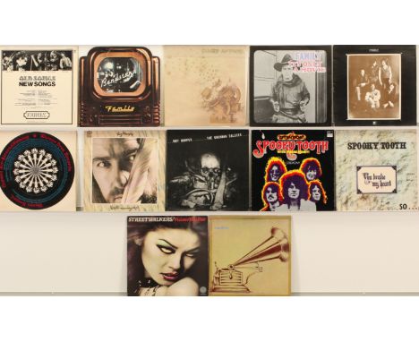 A collection of Psychedelic Rock LPs to include (1) Family - Anyway (1971 UK Reissue Press, K 54002); (2) Family - A Song For