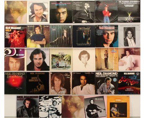A collection of Neil Diamond LPs to include (1) Velvet Gloves And Spit; (2) Touching Me Touching You; (3) Tap Root Manuscript