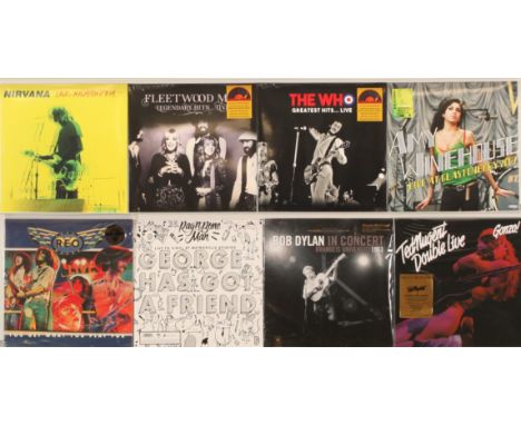 A collection of Recent Issue Live Album LPs and 12" to include (1) Nirvana - Live... Nevermind Tour '91 (2019 UK &amp; Europe