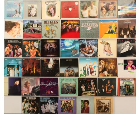 A collection of Classic Pop LPs to include titles (1) Carpenters - Ticket To Ride; (2) Carpenters - Horizon; (3) Bee Gees - S