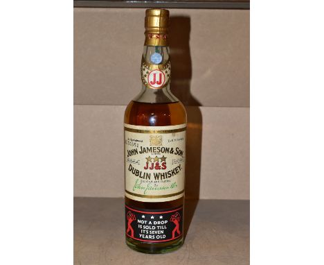 WHISKY, a very rare bottle of JOHN JAMESON &amp; SON 3 star Dublin Whiskey, possibly 1930's - 1940's bottling, bottle no. AZ3