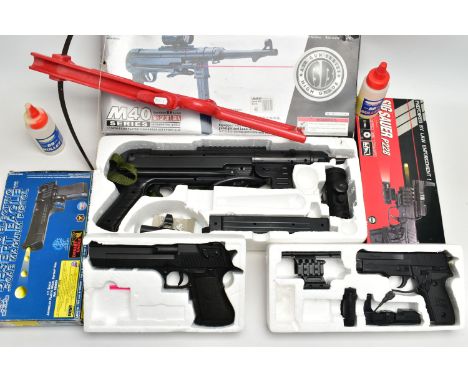 A BOXED DOUBLE EAGLE M40G AIR SPORT GUN, together with a boxed Desert Eagle BB Softair gun modelled on a .50AE Magnum pistol,