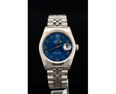 BRAND ROLEX MODEL (WATCH) DATEJUST 36 REFERENCE NUMBER 16234 WINDING AUTOMATIC CASE MATERIAL STEEL STRAP MATERIAL STEEL YEAR 