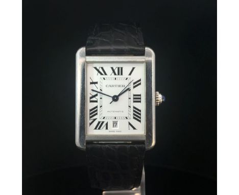 BRAND CARTIER MODEL (WATCH) TANK SOLO REFERENCE NUMBER 3515 WINDING AUTOMATIC CASE MATERIAL STEEL CONDITION USED (EXCELLENT) 