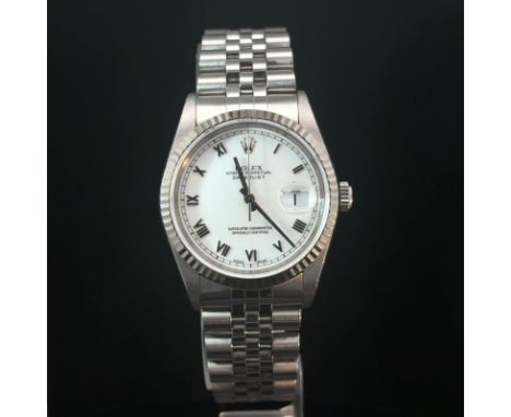 BRAND ROLEX MODEL (WATCH) DATEJUST 36 REFERENCE NUMBER 16234 WINDING AUTOMATIC CASE MATERIAL STEEL STRAP MATERIAL STEEL YEAR 