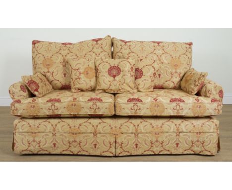 MULTIYORK; AN UPHOLSTERED TWO SEAT SOFA174cm wide; 80cm high