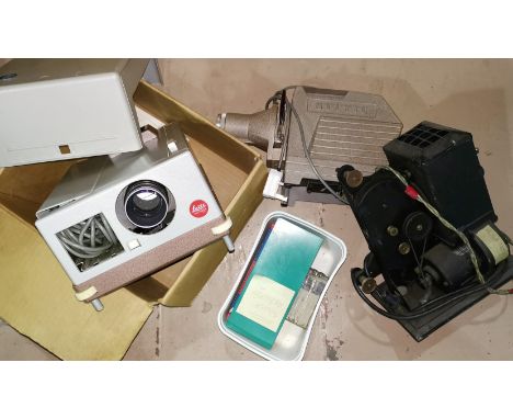 Originally boxed Leitz Pradolux projector and a selection of other various items etc 