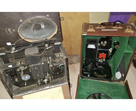 A GB Equipment model L516 and a cased pathescope H projector 