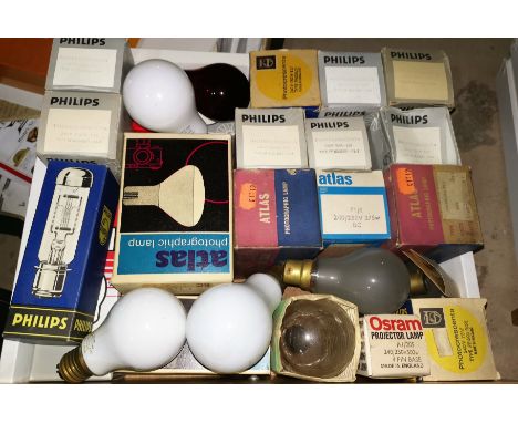 A selection of Atlas and other projector/camera bulbs etc 