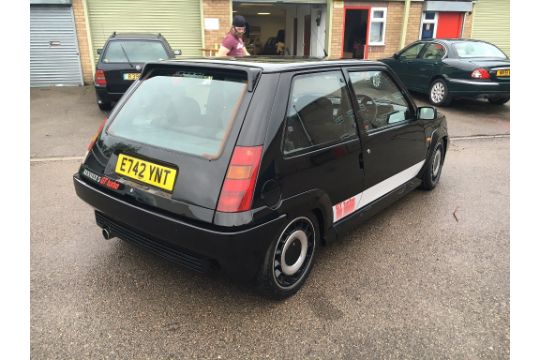 A 1987 Renault 5 Gt Turbo 2 Registration Number E742 Ynt Black The 5 Gt Turbo Was A Rival To P