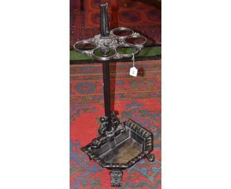 A Victorian style cast iron stick stand.