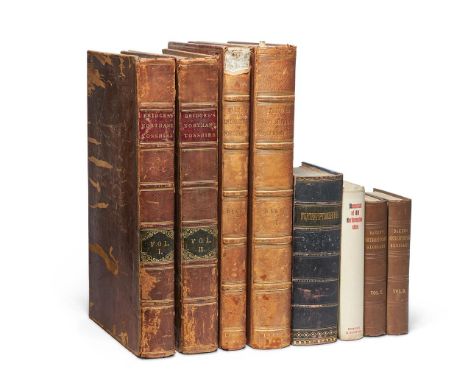 Ɵ NORTHAMPTONSHIRE:  8 volumes.  BRIDGES, John.  The History and Antiquities of Northamptonshire, 2 vols., first edition, see