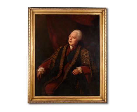 AFTER NATHANIEL DANCE PORTRAIT OF LORD FREDERICK NORTH (1732-1792), 2ND EARL OF GUILFORDOil on canvas127 x 101.5cm (50 x 39¾ 