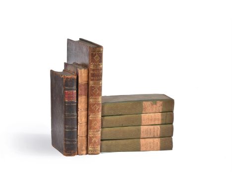 Ɵ GEOLOGY:  7 volumes in English, 1732-1837.   WHITEHOUSE, J.  The Works, portrait and 11 plates (7+3+1), contemporary calf, 
