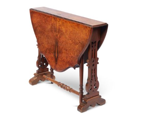 A VICTORIAN WALNUT SUTHERLAND TABLECIRCA 187070cm high, 85cm wide, 104cm long when open  Condition Report: Marks, knocks, scr