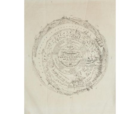 Ɵ CONSTANTINOPLE PANORAMA: BARKER, Henry Aston. A Series of Eight Views forming a Panorama of the City of Constantinople and 