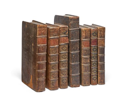 Ɵ GOVERNMENT, LAW, etc. 17th and 18th century folios, 7 volumes.   SIDNEY, Algernon. Discourses concerning Government, first 