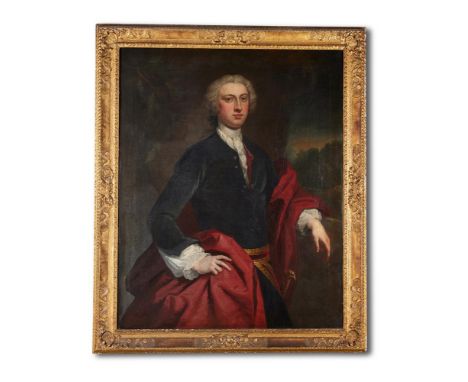 JOHN VANDERBANK (BRITISH 1694-1739)PORTRAIT OF RICHARD JENNENS (1710-1777)Oil on canvasSigned and dated 1739 (lower right)127