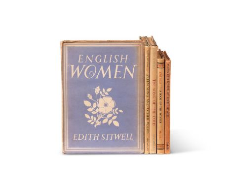 Ɵ SITWELL, Edith.  (1887 - 1964).  Five Works:  English Women. Author's Presentation copy to Sacheverell Sitwell, 1942, and f