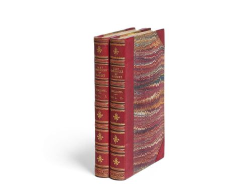 Ɵ TROLLOPE, Anthony.  The Last Chronicle of Barset.  2 vols., first edition, plates, contemporary red half morocco, 8vo., 186