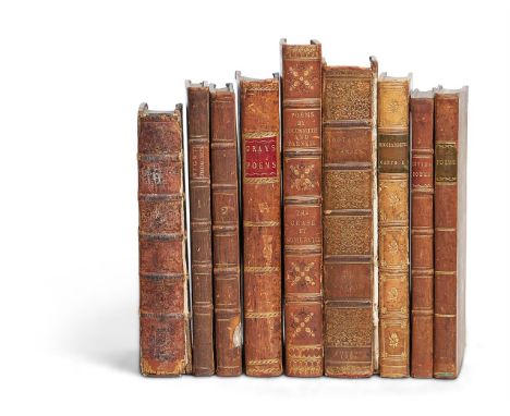 Ɵ EIGHTEENTH-CENTURY POETRY:  9 vols., 4to.,    THOMSON, James. The Seasons, 5 parts in one (as often, including Britannia, s