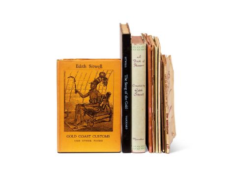 Ɵ SITWELL, Edith.  (1887 - 1964).  Twelve Works: Two Author's Presentation copies, and one related volume, 1915-1952.   compr