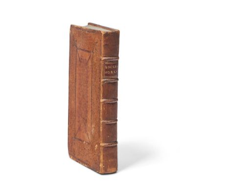 Ɵ LOCKE, John.  Posthumous Works.  single volume, first edition, contemporary panelled calf, 8vo., 1706.Condition Report: Bin