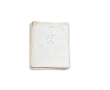 EDITH SITWELL:  SELECTED LETTERS OF EDITH SITWELL. TYPESCRIPTS, David Higham Associates, Ltd.,  1919-1964.  a group of approx