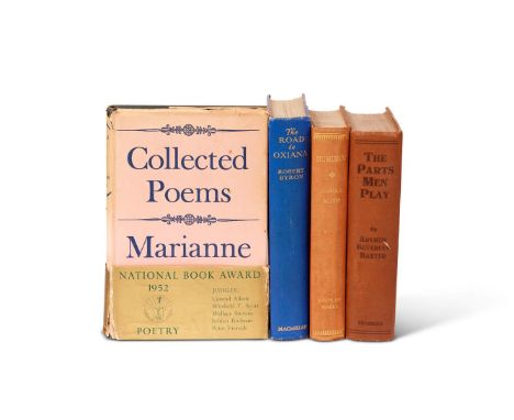 Ɵ AUTHOR'S PRESENTATION COPIES TO SACHEVERELL AND GEORGIA SITWELL:  4 vols., first editions, 1920-1937.  comprises:   MOORE, 