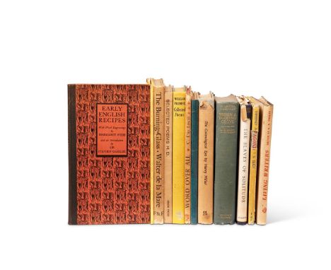 Ɵ POETRY & OTHERS:  Various Authors, 12 vols. 1918 - 1961.  comprises:   JONES, E.B.C.  (Emily Beatrix Coursolles 'Topsy' Jon