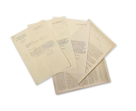 SIR GEORGE SITWELL's EXECUTORS v SISTER LISA BOZENMAYER. A group of five typescript letters, includes two facsimile copies, 1