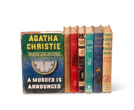 Ɵ CRIME NOVELS:  UNDERWOOD, Michael.  Adam's Case. Author's Presentation copy to Dame Edith Sitwell, 1961 and six others, 194