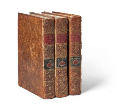 Ɵ HUTCHINSON, William.  The History and Antiquities of the County Palatine of Durham.  3 vols., first edition, engraved picto