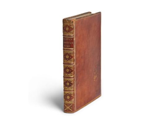 Ɵ  MILTON, John.  Paradise Lost.  single volume, first edition, nineteenth-century signature of Harriet Wrightson on blank le