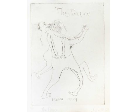 Julian DYSON (1936-2003) The Dance Etching, edition 5/6, signed and dated 02.01 within plate and in graphite to margin, 35cm 