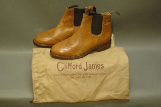 clifford james velcro shoes