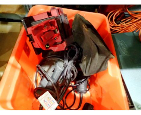 Electric tools including planes and a drill sharpener. All electrical items in this lot have been PAT tested for safety and h