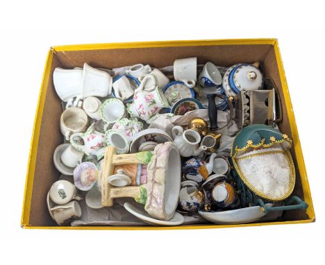 Quantity of dolls ceramic tea wares and other accessories