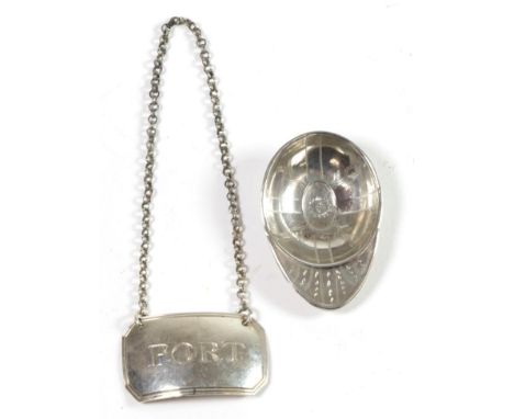 A George III Silver Jockey Cap Caddy Spoon, Samuel Pemberton, circa 1800/10, with engraved decoration; and A George III Silve