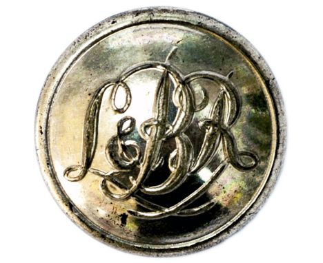 Lynton and Barnstaple Railway 24mm nickel plated button, back marked Sword Make Made In England. In excellent condition.