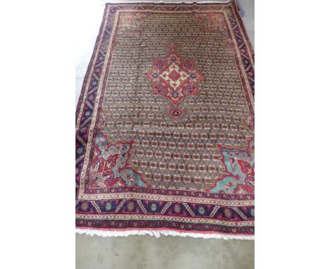 A fine handmade Afshar carpet - 300 cm x 198 cm 