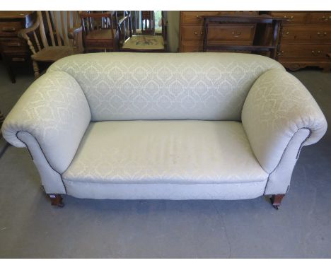 An early 20th century double drop arm sofa - Height 80 cm x Width 1.75 m x Depth 96 cm 