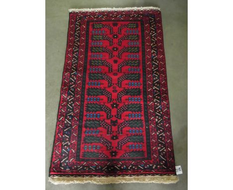 A Hunting Herathi rug - 78 cm x 135 cm 