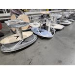 Lot of (5) Pallets of Assorted Break Room Tables