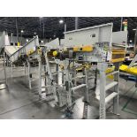 (4) Assorted Hytrol 30"W Power Belt Conveyor